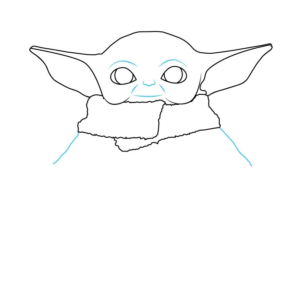 How To Draw Baby Yoda Step By Step