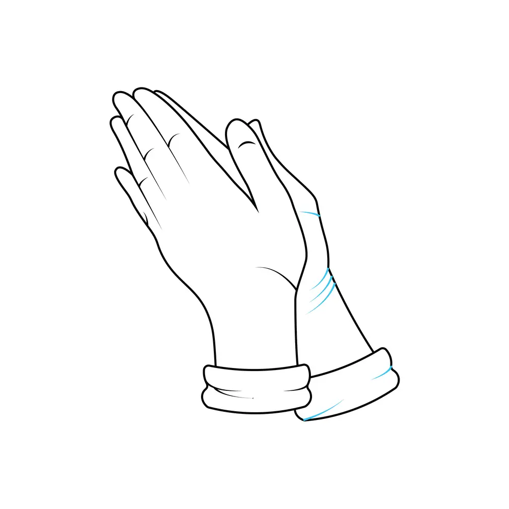 How to Draw Praying Hands Step by Step