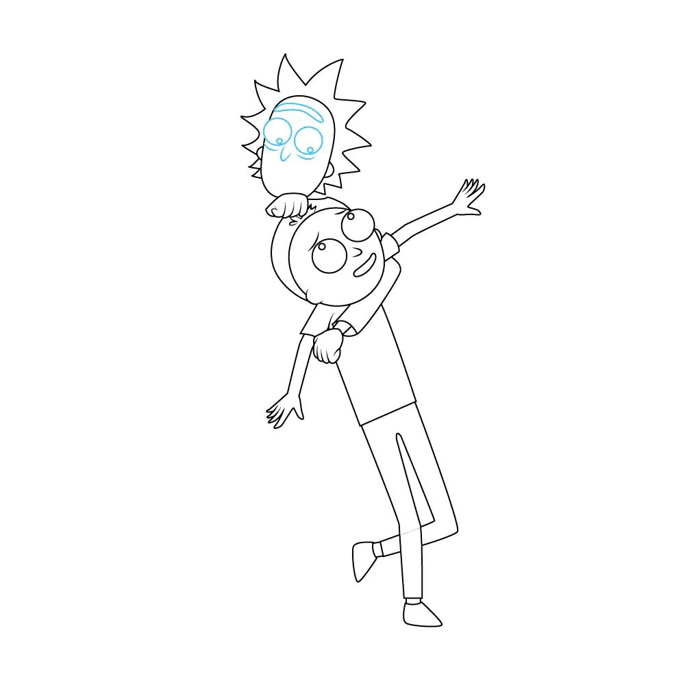 How to Draw Rick And Morty Step by Step