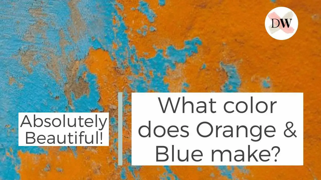 What color does Orange & Blue make? Absolutely Beautiful! Thumbnail